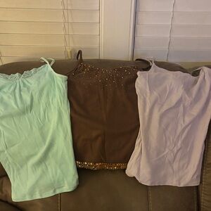 3 LIMITED TOO SZ 14 TANK TOPS